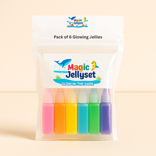 Pack of 6 Glow in the Dark Colours