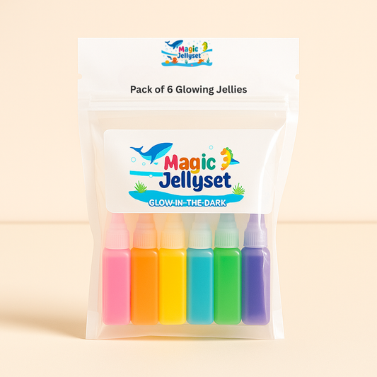 Pack of 6 Glow in the dark Colours